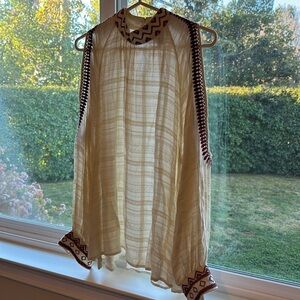 Maeve cold shoulders blouse